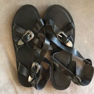 Black sandals